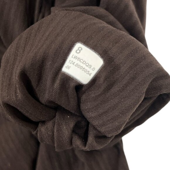 Lululemon Dance Studio Mid-Rise Cropped Pant LW6CDQS Brown Size 8 Pre-Loved - Picture 6 of 6